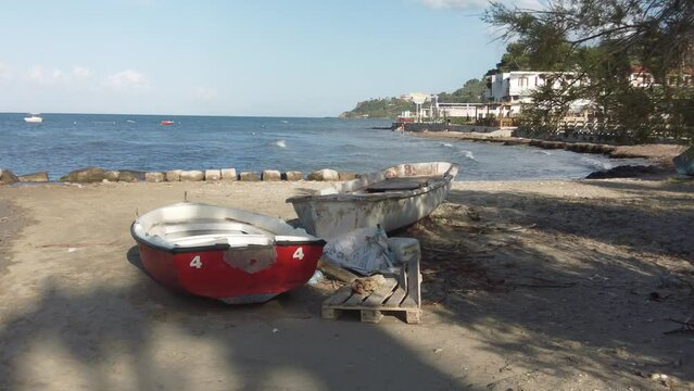 beach of Argassi in Zakynthos