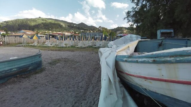beach of Argassi in Zakynthos