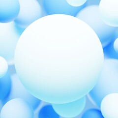 3D背景素材_カラーボール_青