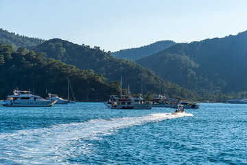 boat on the sea