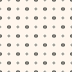 Abstract simple floral gothic style seamless pattern. Elegant minimal monochrome stylish background. Perfect for textile, wallpaper and fabrics.