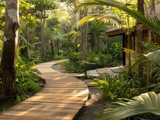 Nature walks Emphasis on the ecofriendly nature of the resort. 