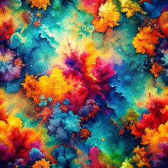 abstract pattern of vibrant colors on grunge background