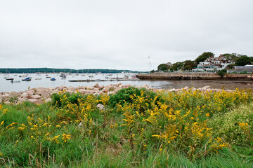 Scenic view of Gloucester harbor MA USA