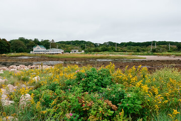 Scenic view of Gloucester harbor MA USA