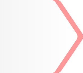 Red outline label sticker