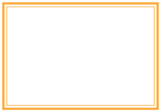 Rectangle of yellow outline