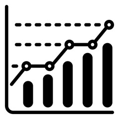 Forest icon, glyph icon style