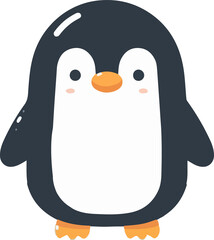 Obraz premium Penguin illustration created by artificial intelligence. 