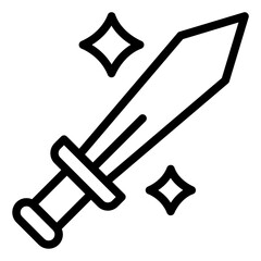Sword Blade medieval icon