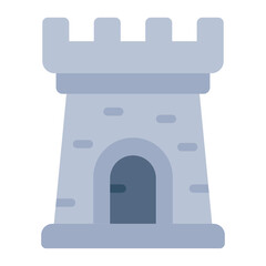 Castle fortress icon