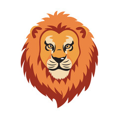 lion face animal
