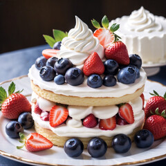 waffles with berries