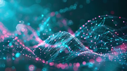An Abstract Digital Background for Harmonizing the Intersection of Technology, Neural Networks, Artificial Intelligence, Data Security, Digital Archives, Multimedia, and Scientific Research