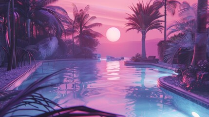 vaporwave pool