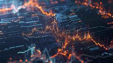 Dynamic Stock Market Trends: Capture the ever-changing nature of global stock exchanges with interactive and informative graphs.