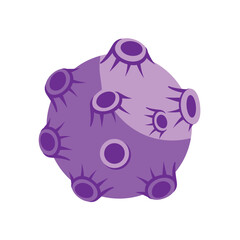 space asteroid cartoon