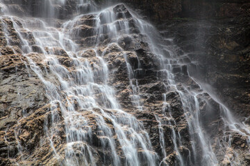 Sandiequan is a waterfall located in the eastern part of Lushan National Park, Jiangxi province,...