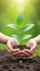 Earth Day and Environmental concept,Generative Ai.