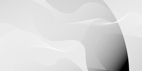 Abstract background with dynamic wavy lines, Digital future technology concept background, vector illustration,