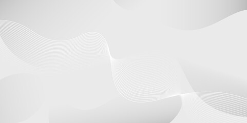 Abstract background with dynamic wavy lines, Digital future technology concept background, vector illustration,
