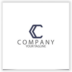 Vector letter c logo design template