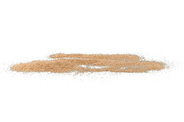 Sand pile isolated transparent