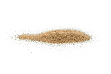 Sand pile isolated transparent