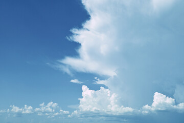 sky with rain cloud in rainy day