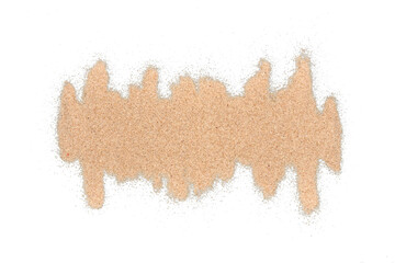 Sand pile isolated transparent