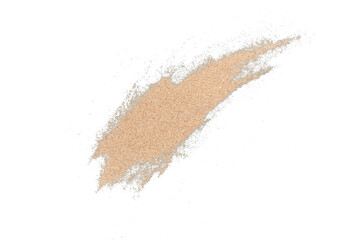 Sand pile isolated transparent
