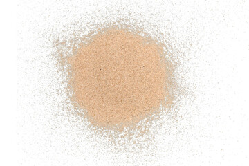 Sand pile isolated transparent