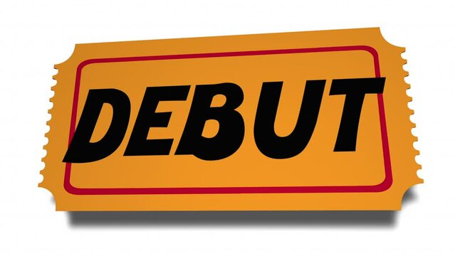 Debut Ticket Performance First Premiere Movie Play Admission 3d Animation