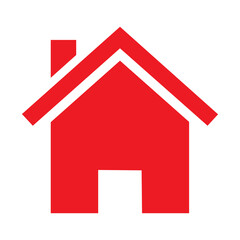 Fototapeta premium Home icon design illustration.