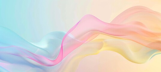 abstract pastel colorful background with waves
