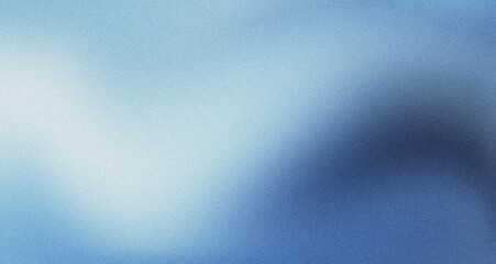 blue white wave , template empty space , grainy noise grungy texture color gradient rough abstract background shine bright light and glow