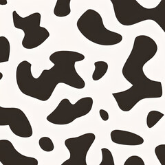Cow print pattern, illustration design