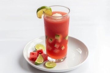 Sweet and Juicy Watermelon Agua Fresca with Lime