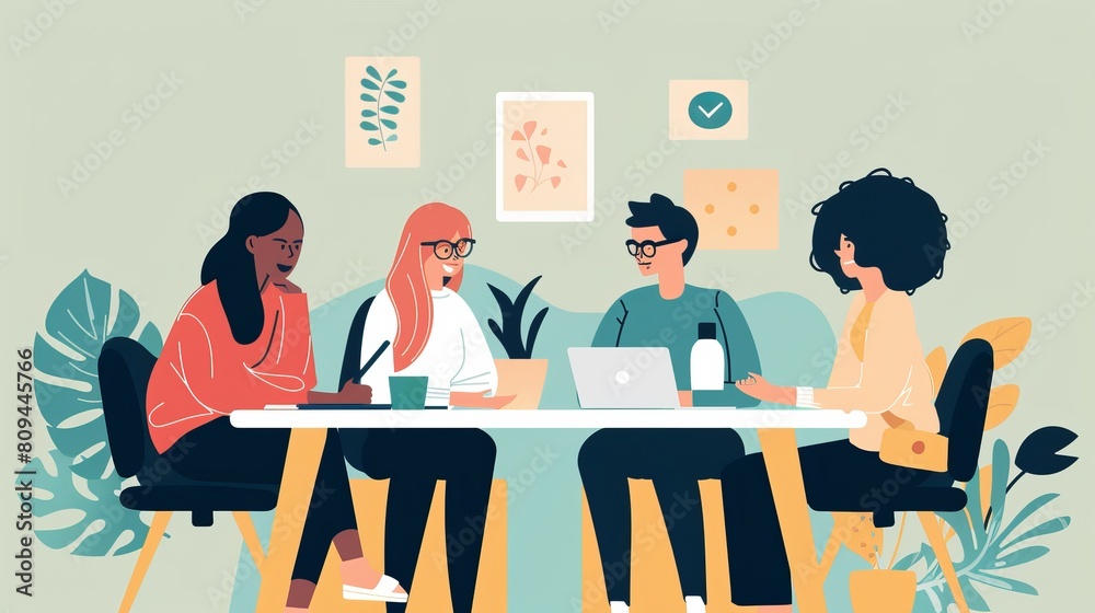 Poster building a positive culture in a hybrid workplace involves creating shared values and expectations a
