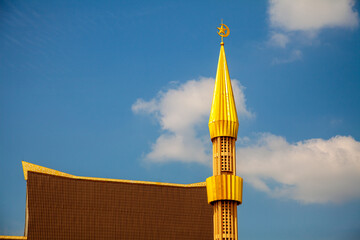 Omar Ali Saifuddien Mosque, a mosque in Bandar Seri Begawan, the capital of Brunei