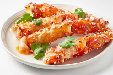 Alaskan King Crab Tempura: A Delicious Delight with Citrus Infused Teriyaki