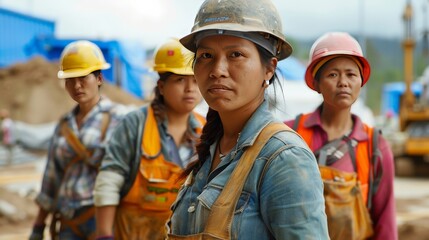 Female Construction Workers in Discussion