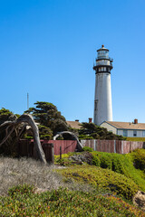 Pigeon Point Light Station State Historic Park or Pigeon Point Lighthouse, Pescadero, CA.