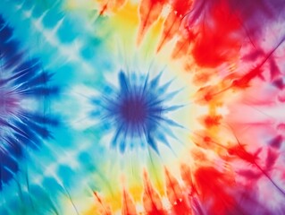 Colorful Tie Dye Design Pattern Background