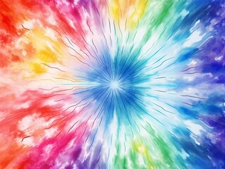 Colorful Tie Dye Design Pattern Background