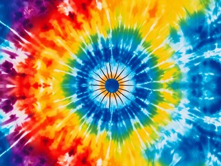 Colorful Tie Dye Design Pattern Background