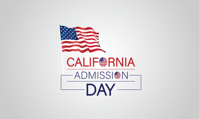 Illustration California Statehood Celebration in Style
