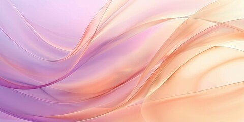 Sweeping pastel waves in a digital silk dance