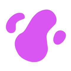 purple organic blob