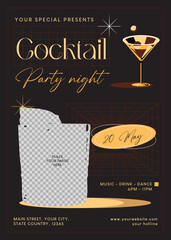 Cocktail Night Party Flyer